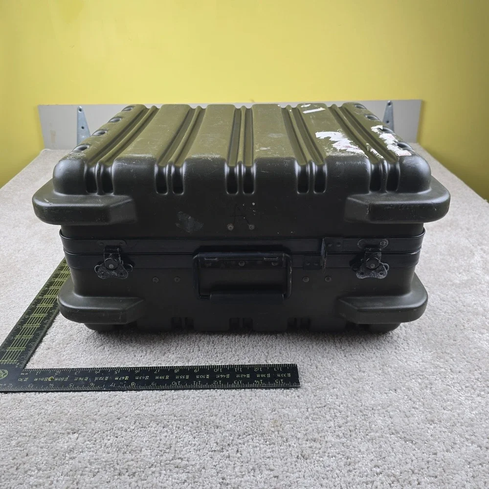 Jensen Tool Case Olive Drab Green Heavy Duty Hard Shell Equipment Organizer Case
